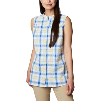 Columbia Cherry Creek Lane Sleeveless Tunic, Camiseta Sin Manga Azules Para Mujer | 180529-DLK